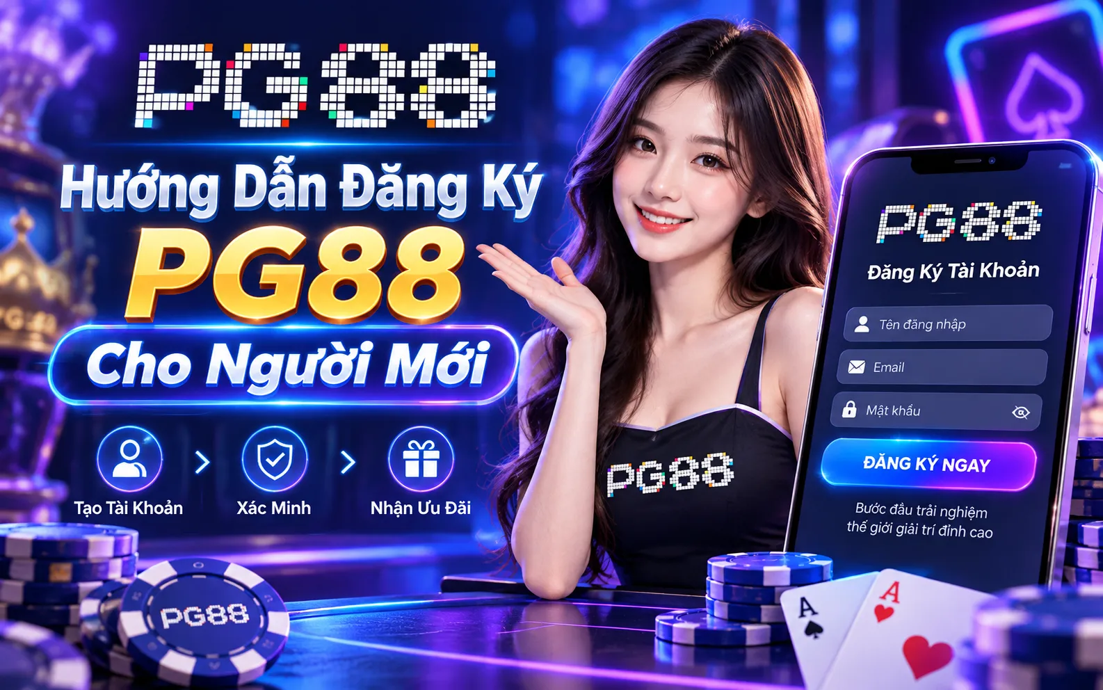 PG88 3 Hướng Dẫn Đăng Ký PG88 Cho Người Mới