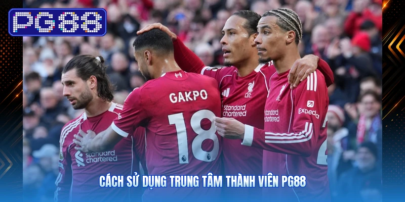 Cách sử dụng trung tâm thành viên PG88