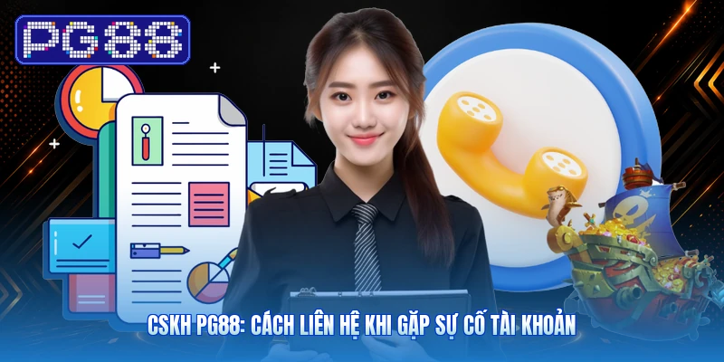 CSKH PG88: Cách Liên Hệ Khi Gặp Sự Cố Tài Khoản